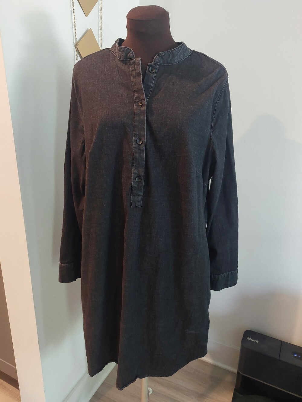 Dark Chambray Denim Tunic